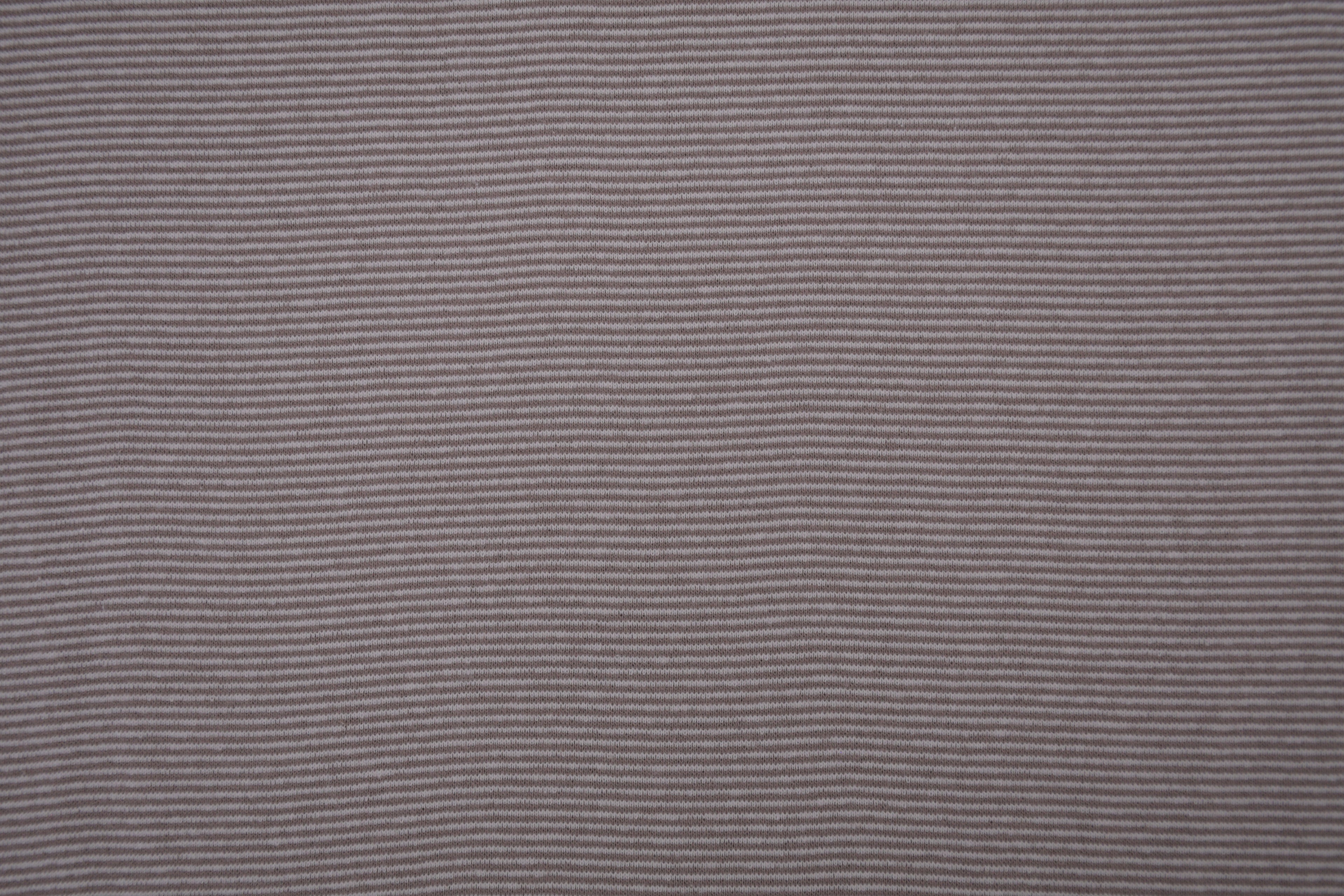 Yarn-Dyed Tubular Stripe Cuff Jersey Fabric - Desert Sand