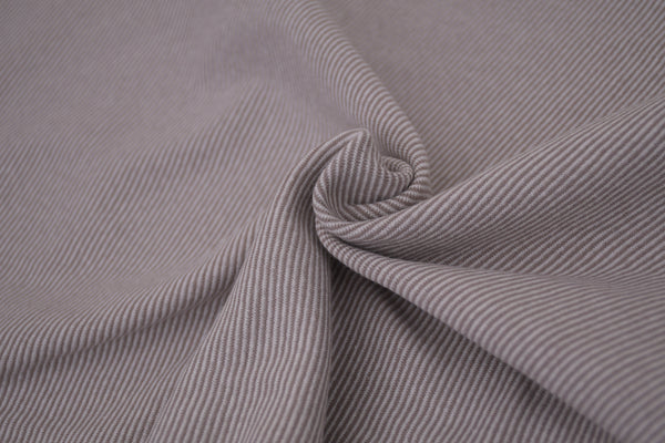 Yarn-Dyed Tubular Stripe Cuff Jersey Fabric - Desert Sand