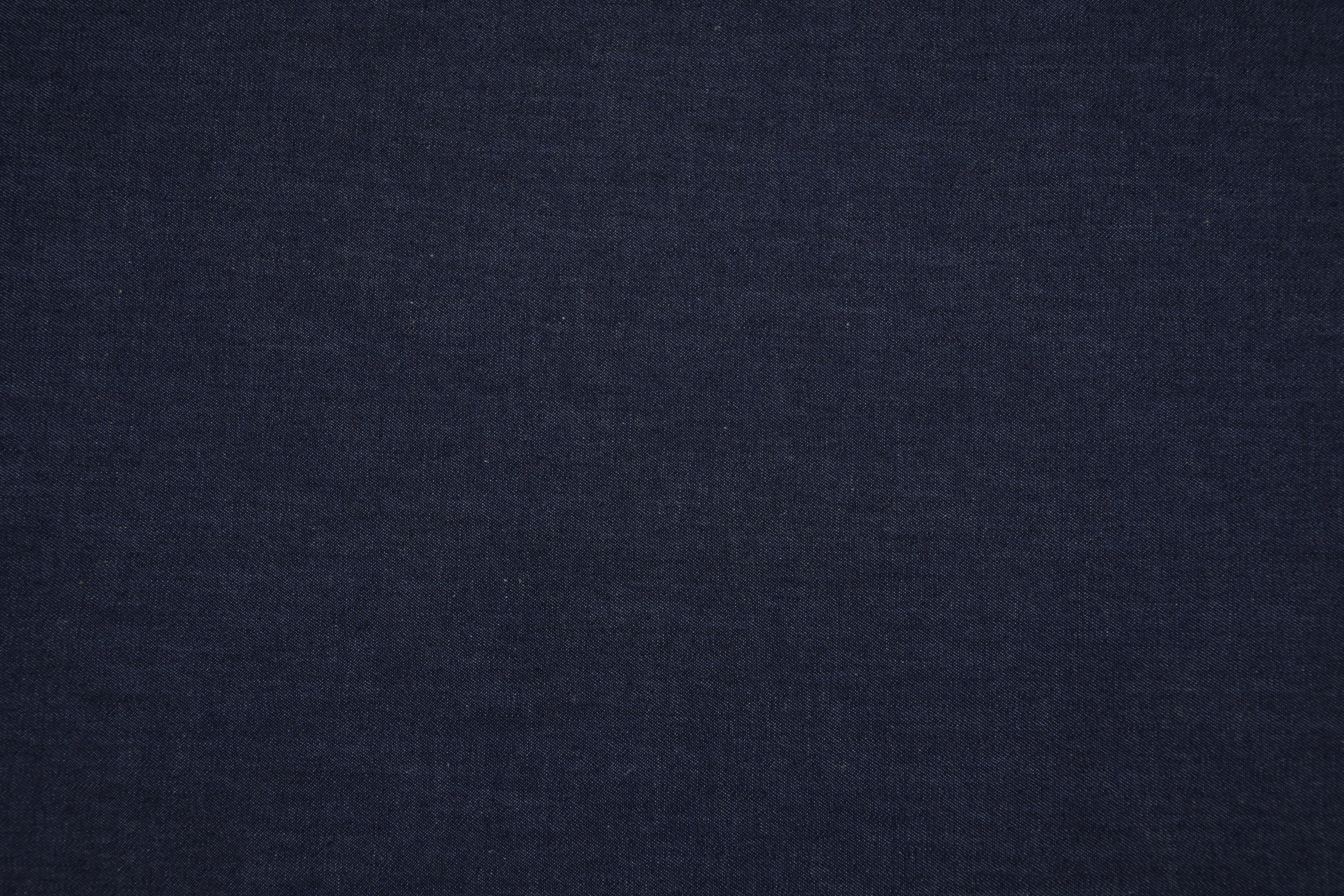 4oz Cotton Chambray Combed and Mercerized Denim Fabric - Dark Blue Wash