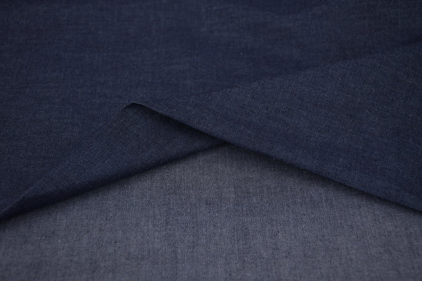 Denim chambray lavé 5 oz – Bleu brume