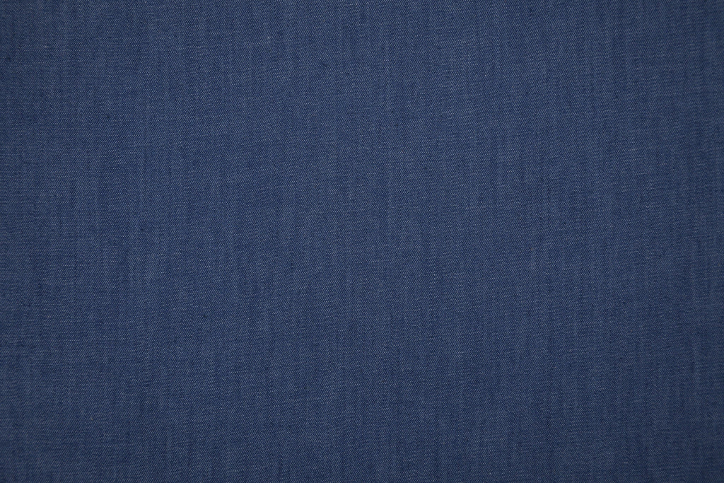 4oz Cotton Chambray Combed and Mercerized Denim Fabric - Light Blue Wash
