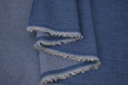 4oz Cotton Chambray Combed and Mercerized Denim Fabric - Light Blue Wash