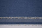 4oz Cotton Chambray Combed and Mercerized Denim Fabric - Light Blue Wash