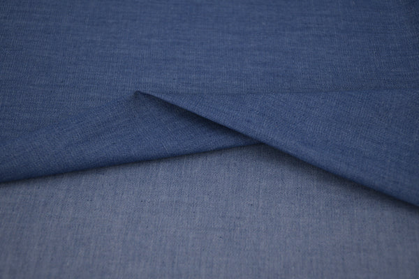 Denim chambray lavé 5 oz – Bleu brume