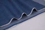 4oz Cotton Chambray Combed and Mercerized Denim Fabric - Mid Blue Wash