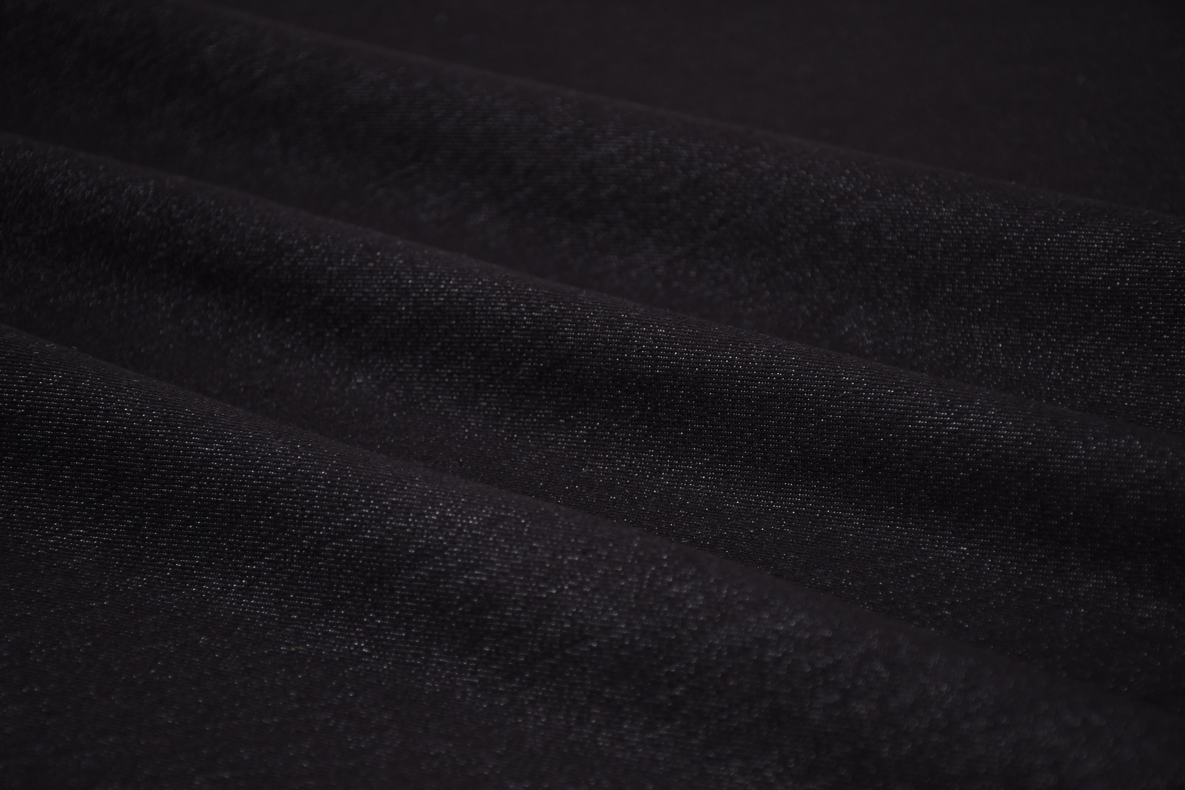 9oz Soft Washed Stretch Denim – Midnight Black