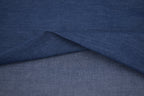 4oz Cotton Chambray Combed and Mercerized Denim Fabric - Mid Blue Wash