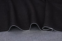 9oz Soft Washed Stretch Denim – Midnight Black