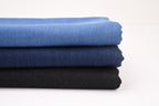 Denim stretch délavé doux 9 oz – Indigo foncé