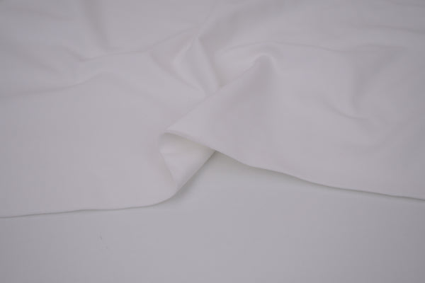 Single Jersey Knit Cotton Spandex Fabric - Off White