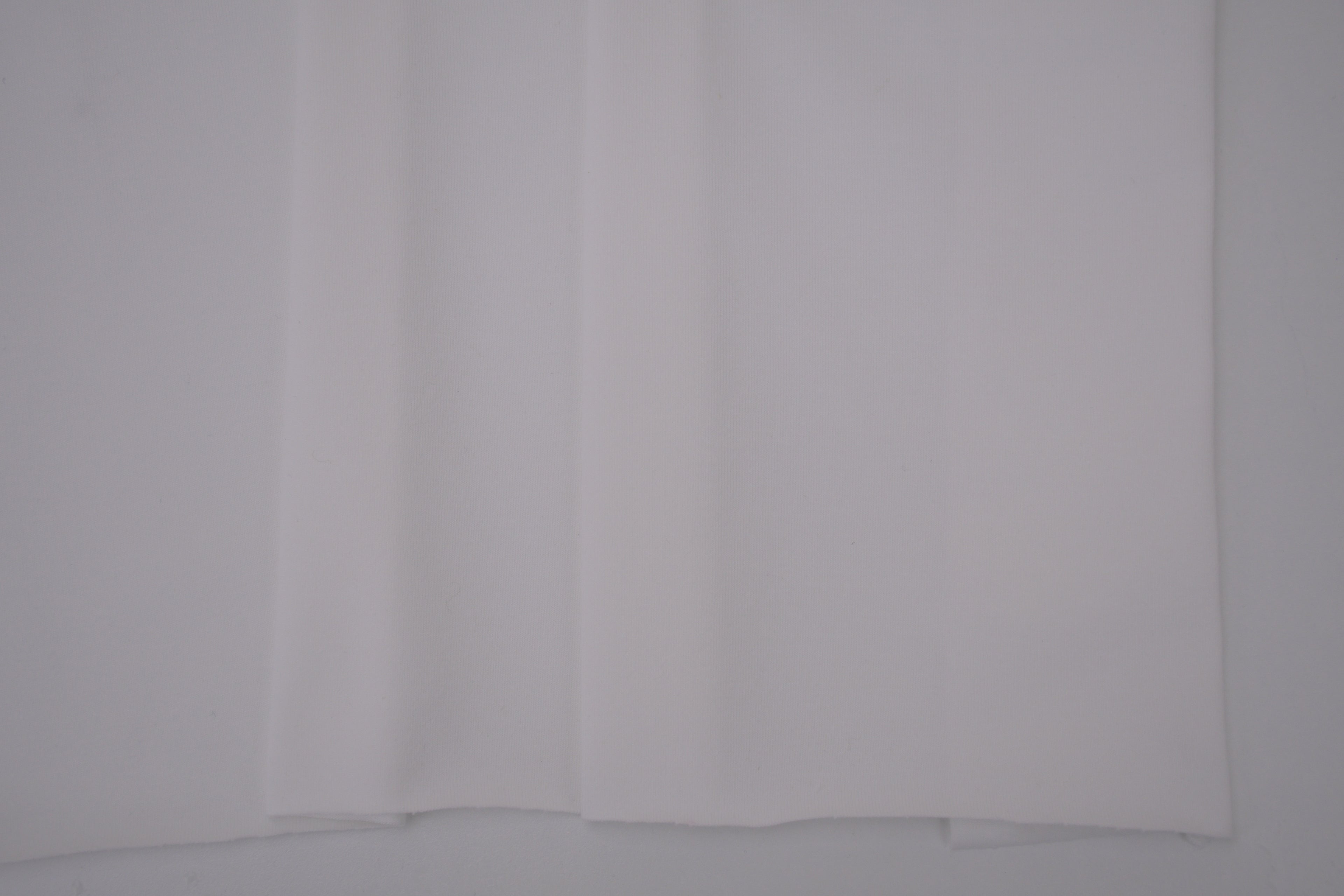 Single Jersey Knit Cotton Spandex Fabric - Off White