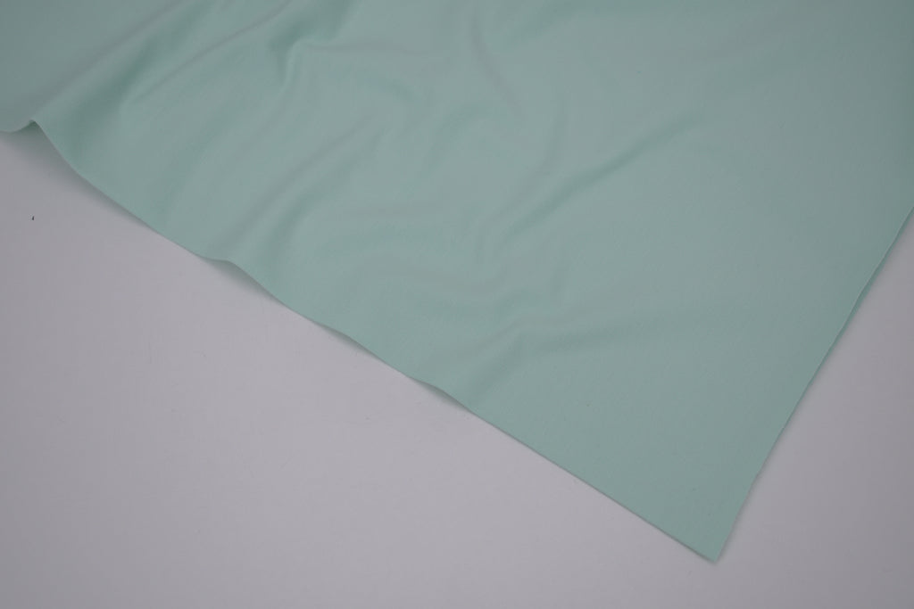 Single Jersey Knit Cotton Spandex Fabric - Aqua