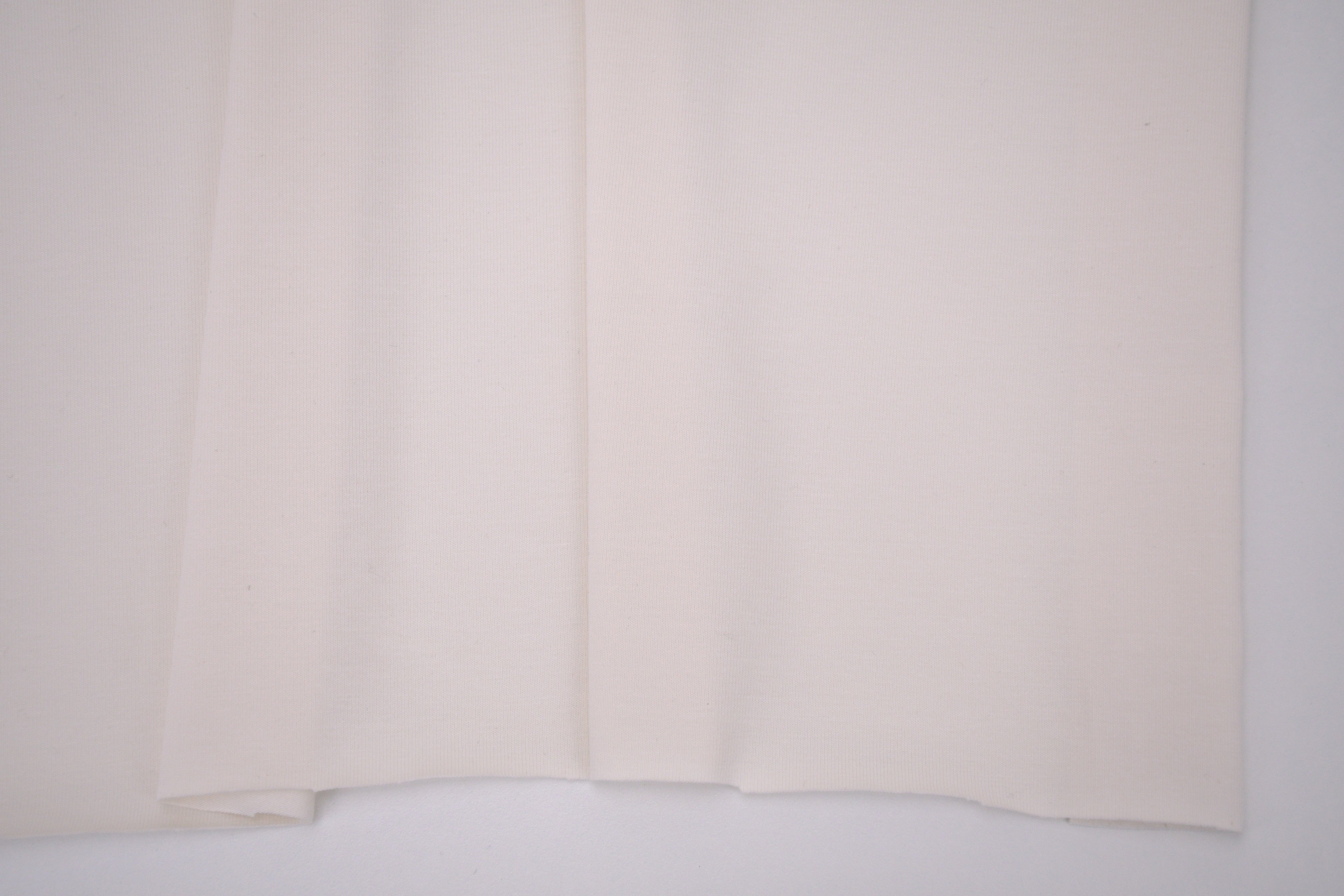 Single Jersey Knit Cotton Spandex Fabric - Natural