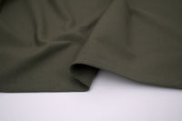 Single Jersey Knit Cotton Spandex Fabric - Olive