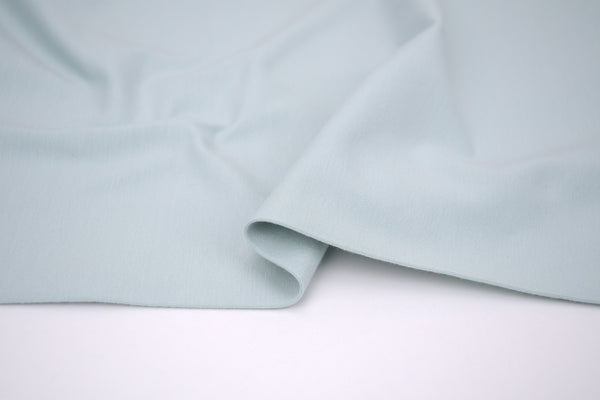 Single Jersey Knit Cotton Spandex Fabric - Sea Green