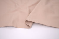 Single Jersey Knit Cotton Spandex Fabric - Almond