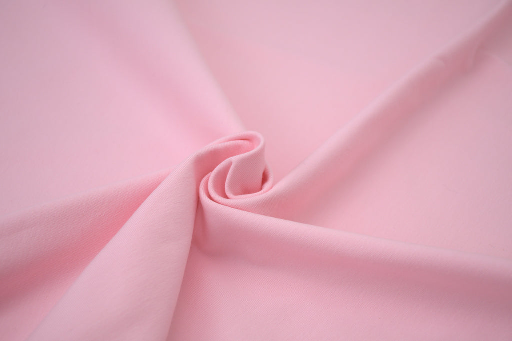 Single Jersey Knit Cotton Spandex Fabric - Baby Pink