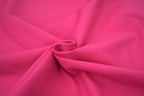Single Jersey Knit Cotton Spandex Fabric - Electric Pink
