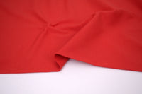 Single Jersey Knit Cotton Spandex Fabric - Bright Red
