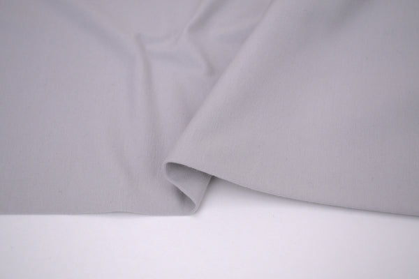 Single Jersey Knit Cotton Spandex Fabric - Grey