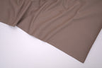Single Jersey Knit Cotton Spandex Fabric - Smoky Brown