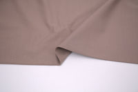 Single Jersey Knit Cotton Spandex Fabric - Smoky Brown