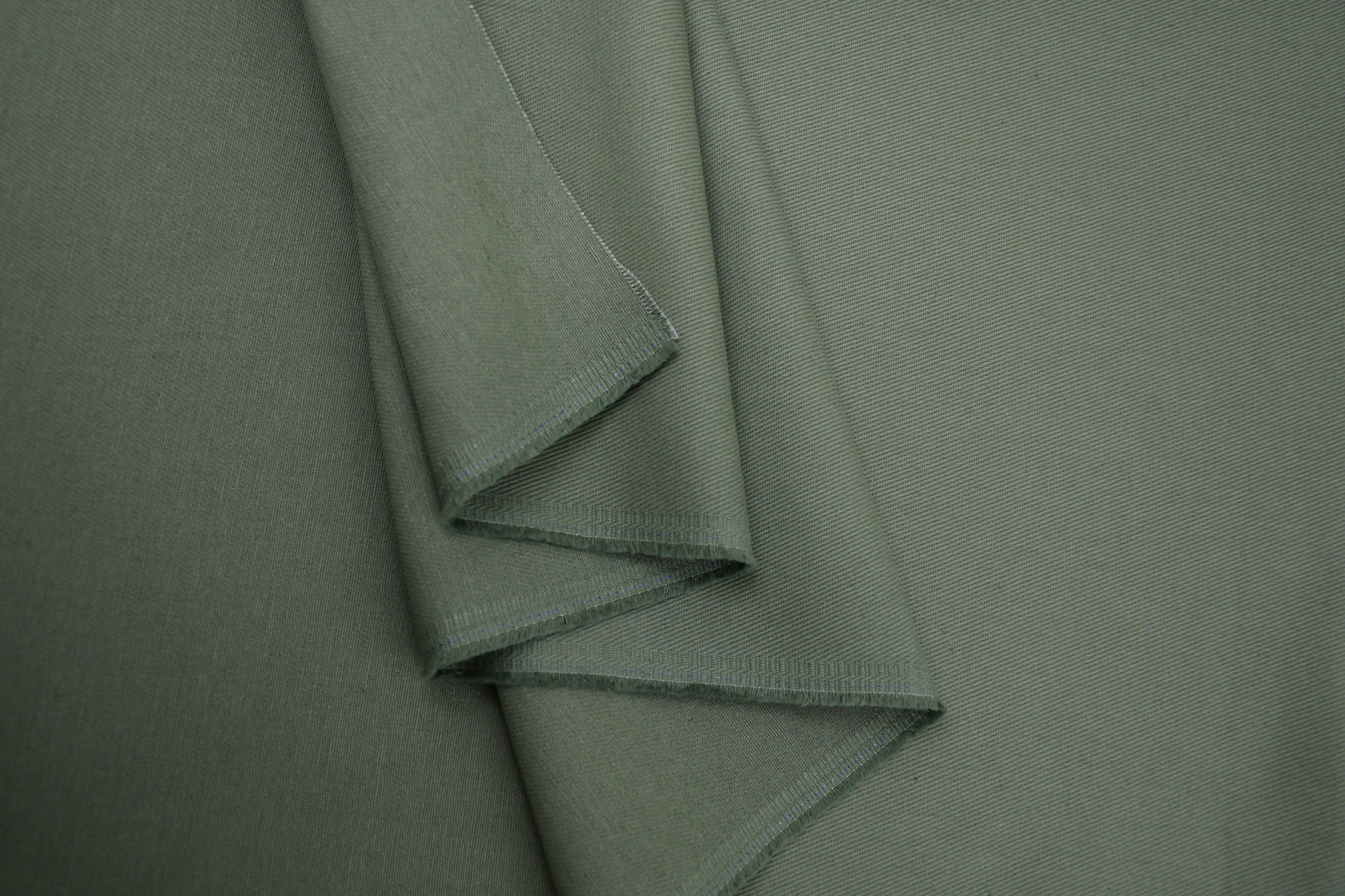 100% Cotton Bull Denim Fabric - Dusty Mint