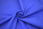 Single Jersey Knit Cotton Spandex Fabric - Royal
