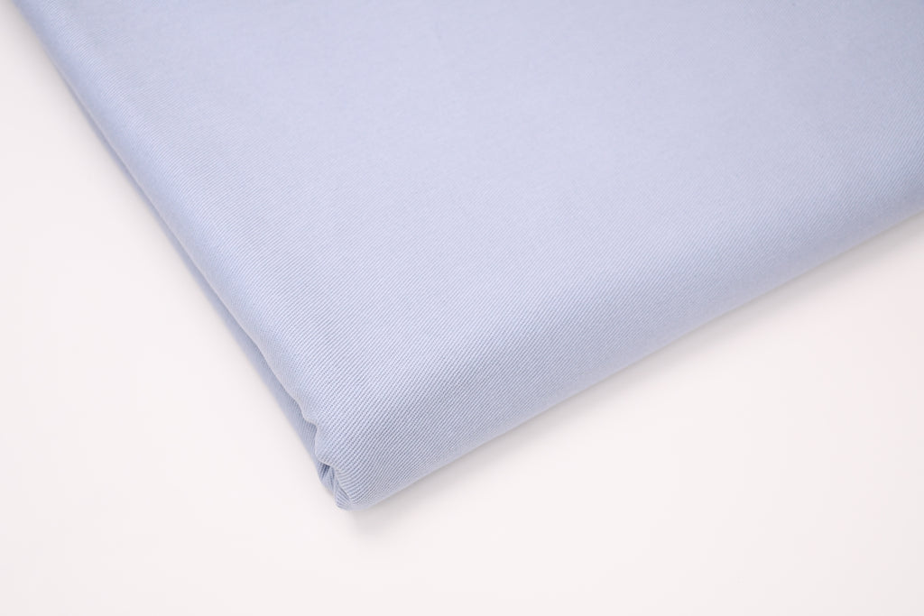 100% Cotton Bull Denim Fabric - Ice Blue