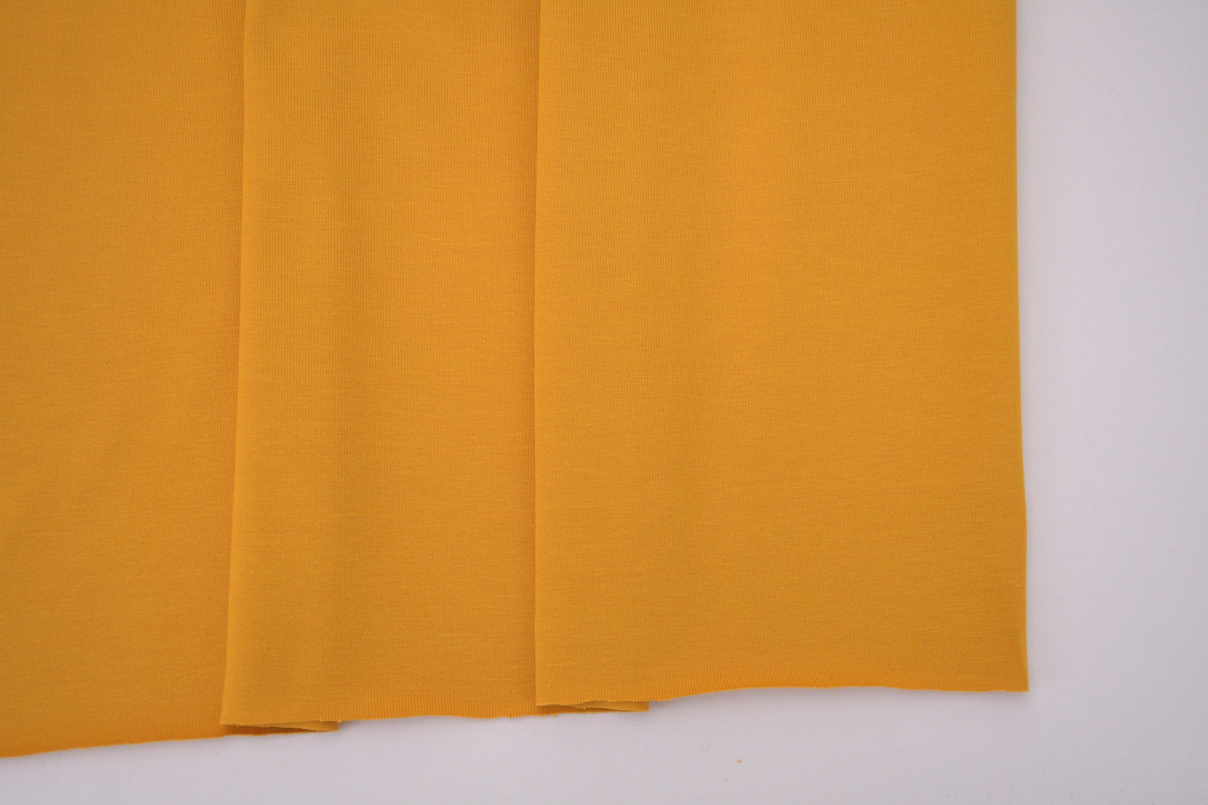 Single Jersey Knit Cotton Spandex Fabric - Sunflower