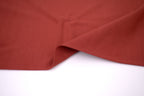 Single Jersey Knit Cotton Spandex Fabric - Rust