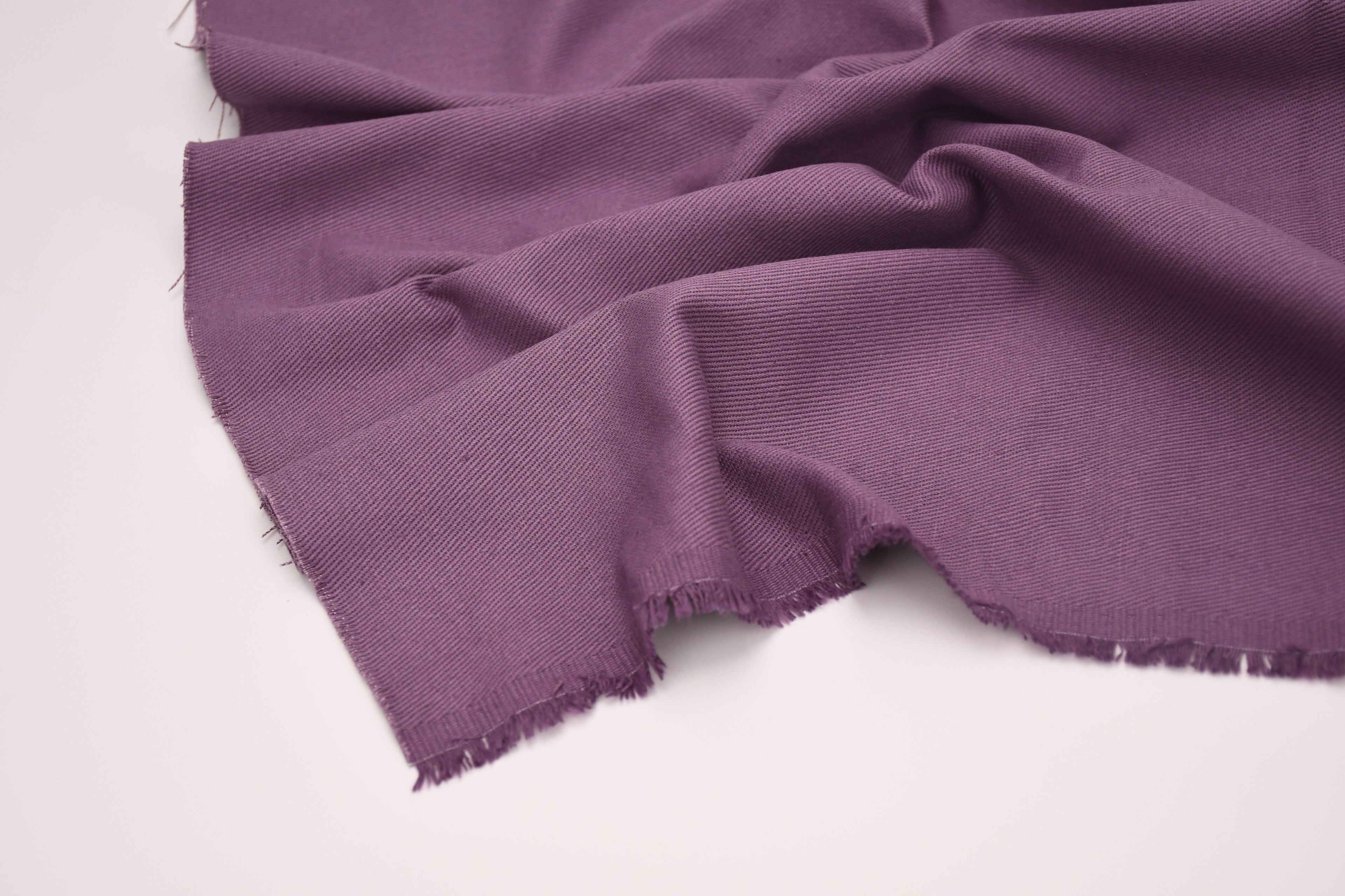 100% Cotton Bull Denim Fabric - Lavender