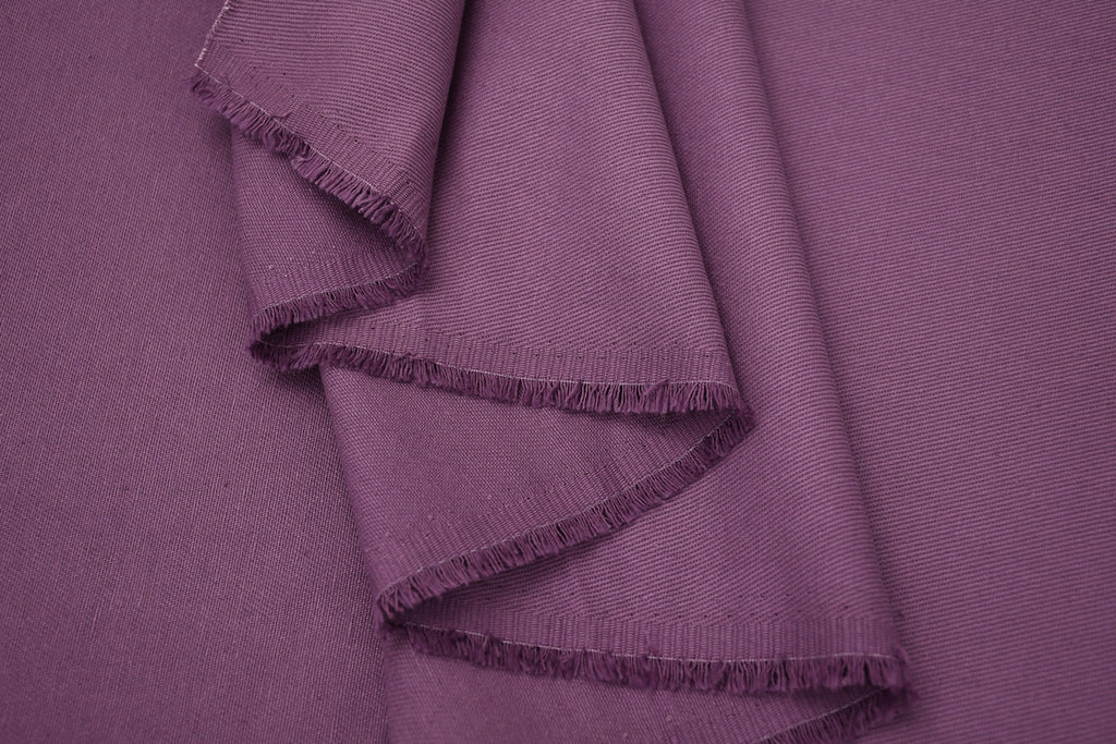 100% Cotton Bull Denim Fabric - Lavender