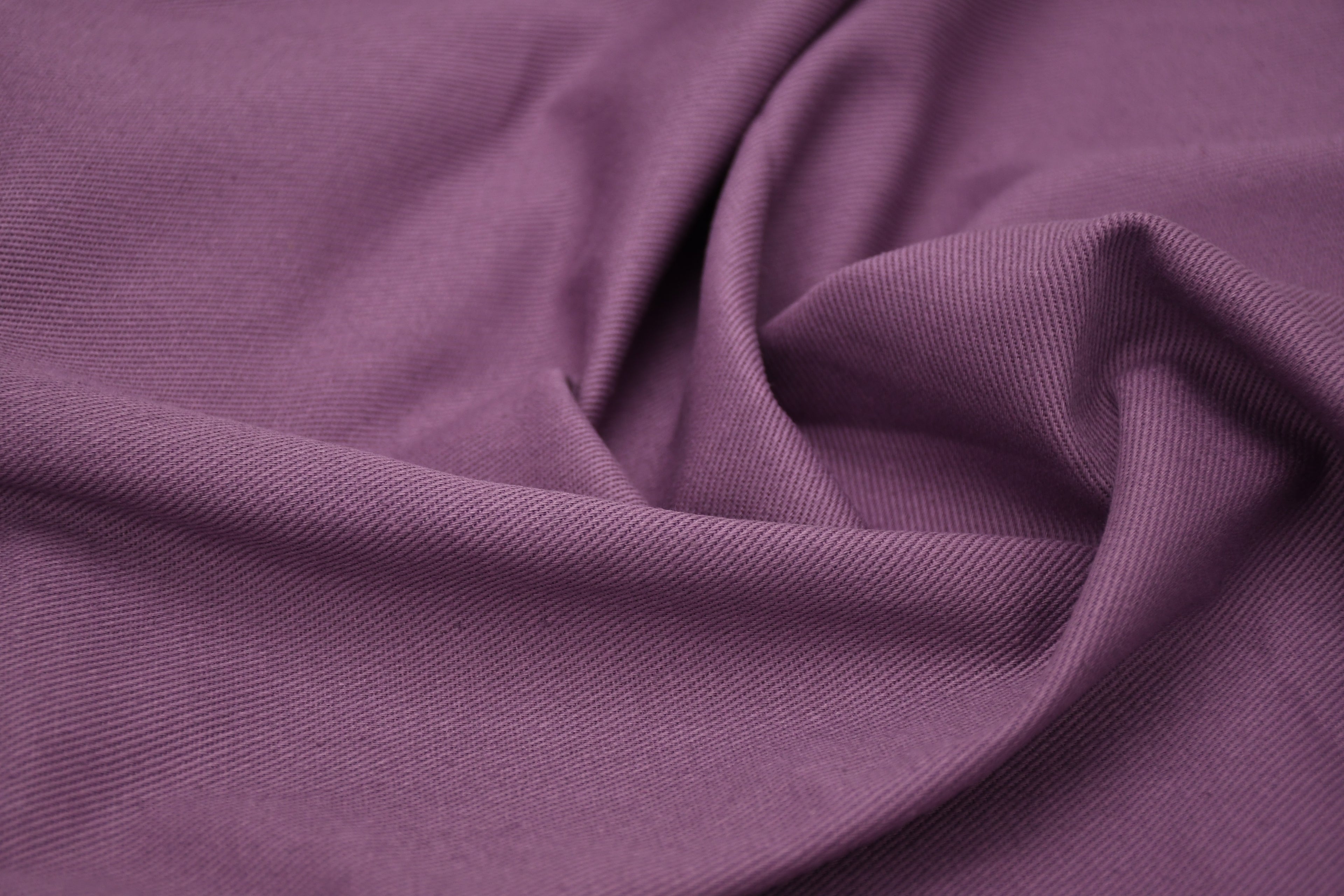 100% Cotton Bull Denim Fabric - Lavender