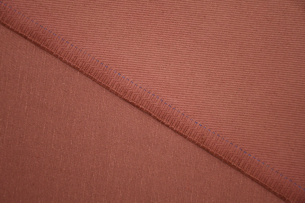 100% Cotton Bull Denim Fabric - Pink Clay