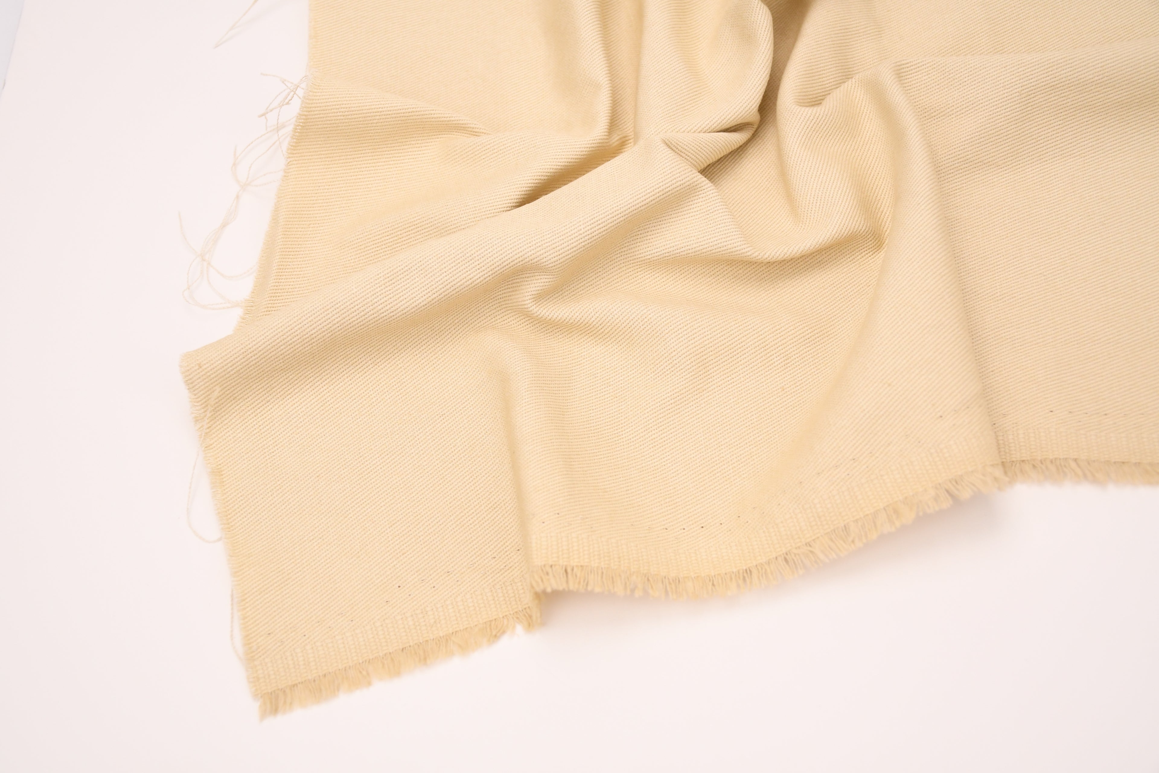 100% Cotton Bull Denim Fabric -  Wheat