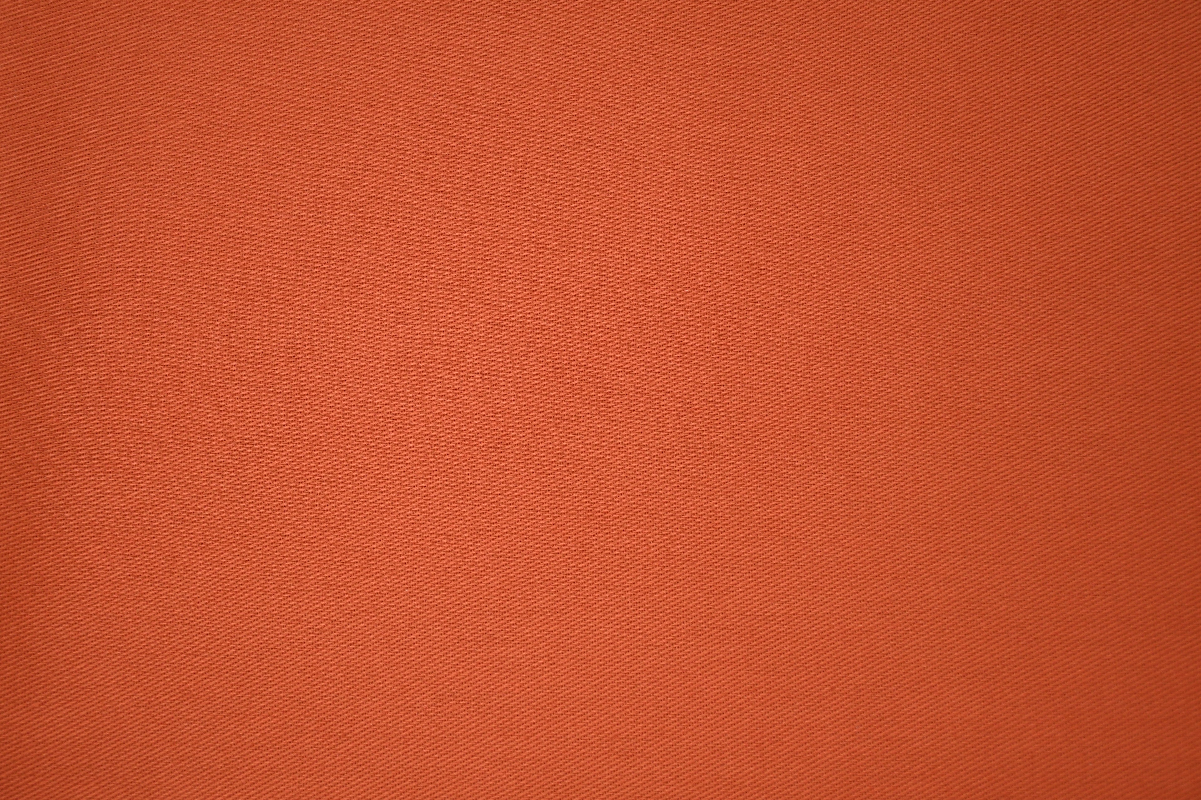 100% Cotton Bull Denim Fabric - Burnt Coral