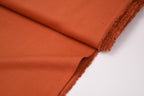 100% Cotton Bull Denim Fabric - Burnt Coral