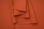 100% Cotton Bull Denim Fabric - Burnt Coral