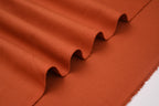 100% Cotton Bull Denim Fabric - Burnt Coral
