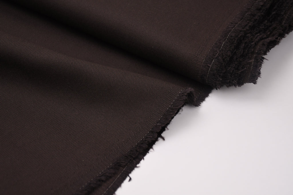 100% Cotton Bull Denim Fabric - Espresso