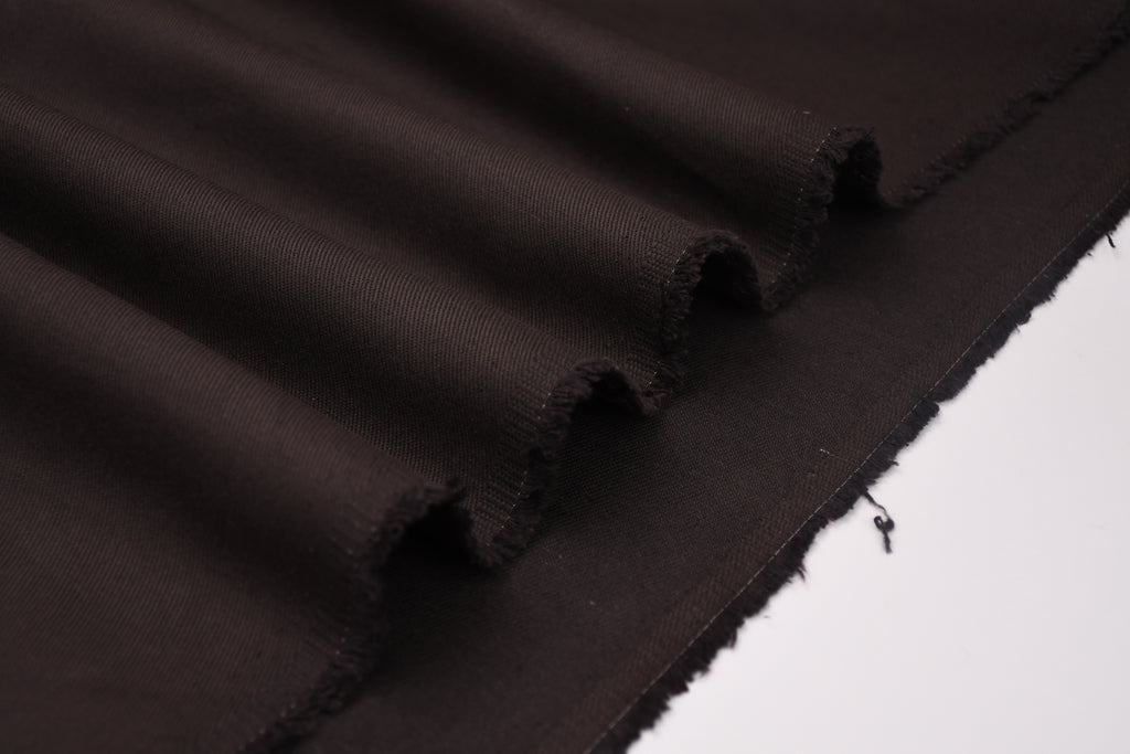 100% Cotton Bull Denim Fabric - Espresso