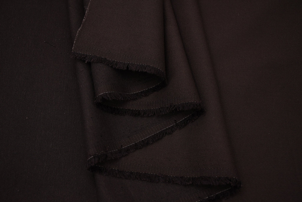 100% Cotton Bull Denim Fabric - Espresso