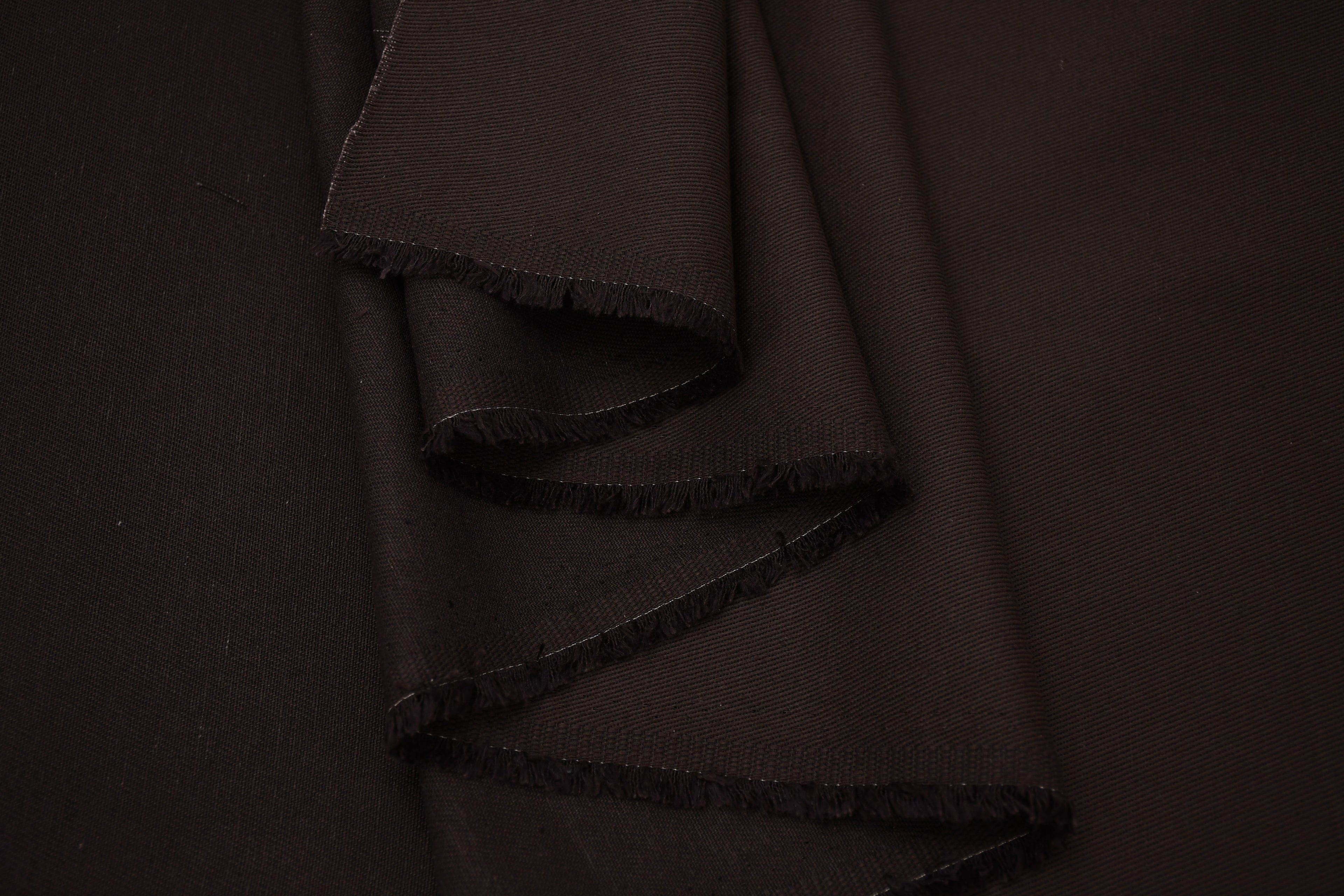 100% Cotton Bull Denim Fabric - Espresso