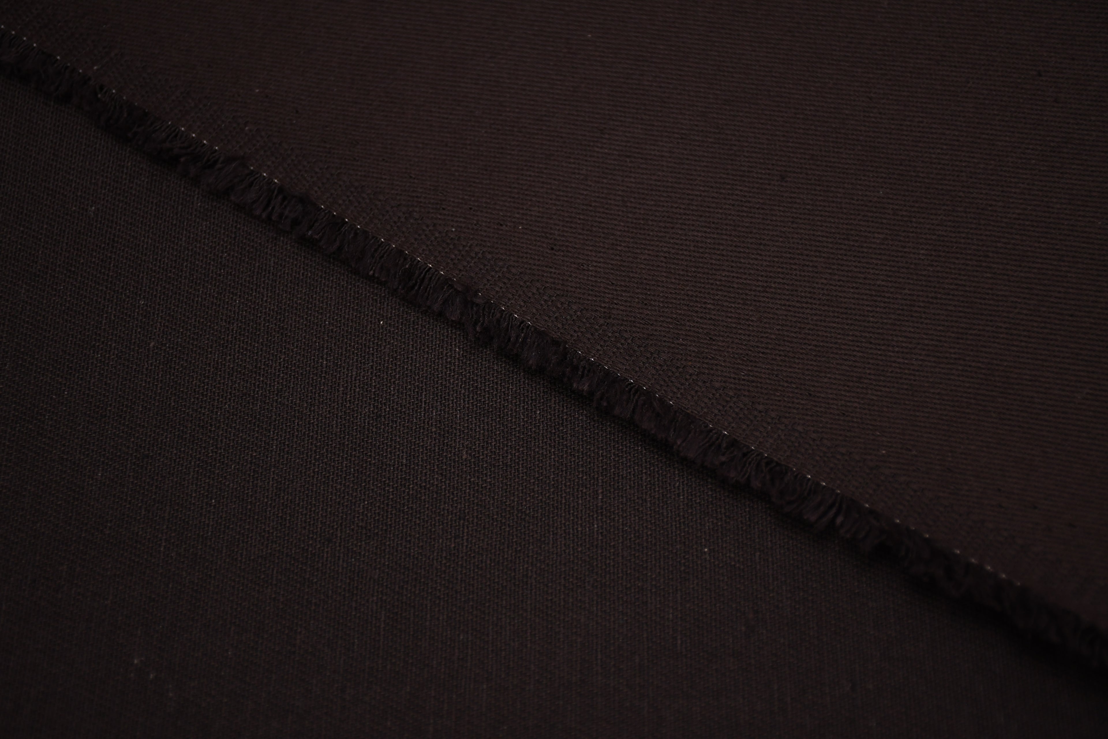 100% Cotton Bull Denim Fabric - Espresso