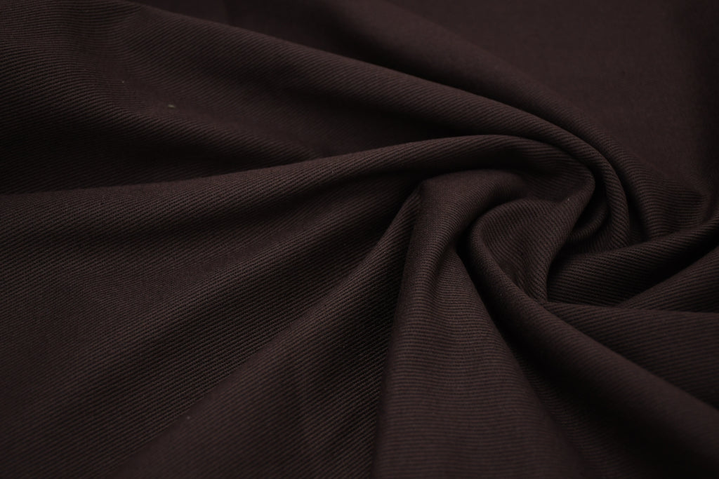 100% Cotton Bull Denim Fabric - Espresso