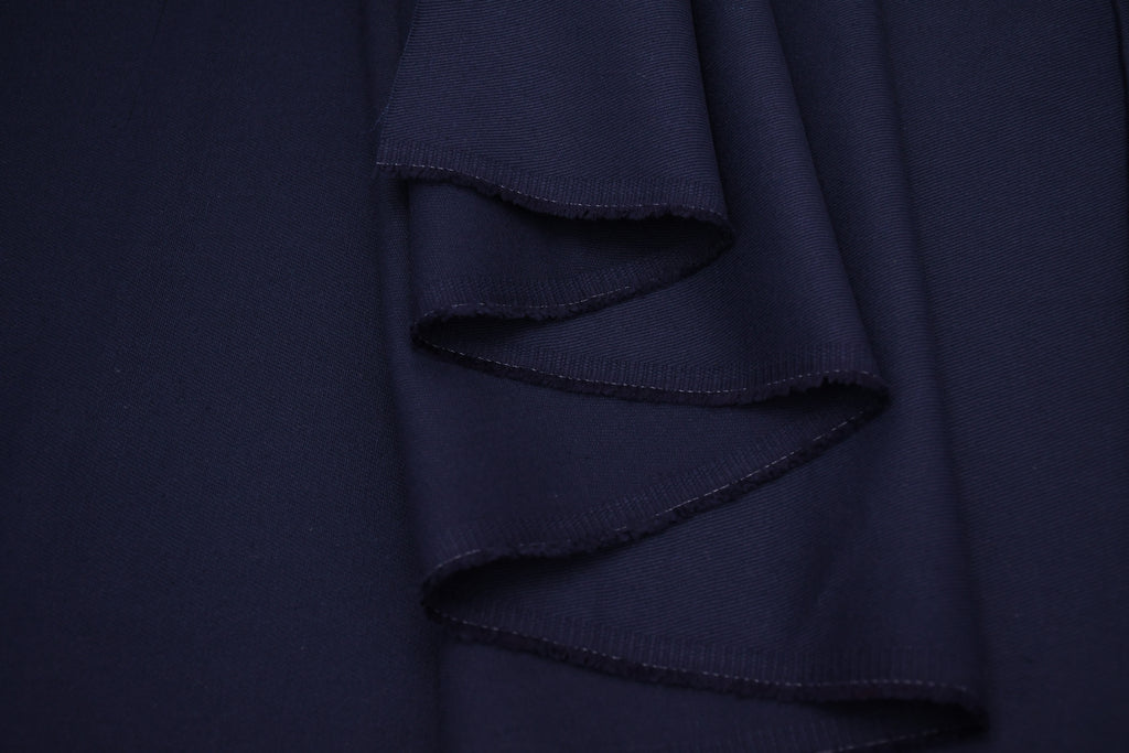 100% Cotton Bull Denim Fabric - Navy