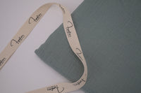 100% Cotton Double Gauze Muslin Fabric -  Sage
