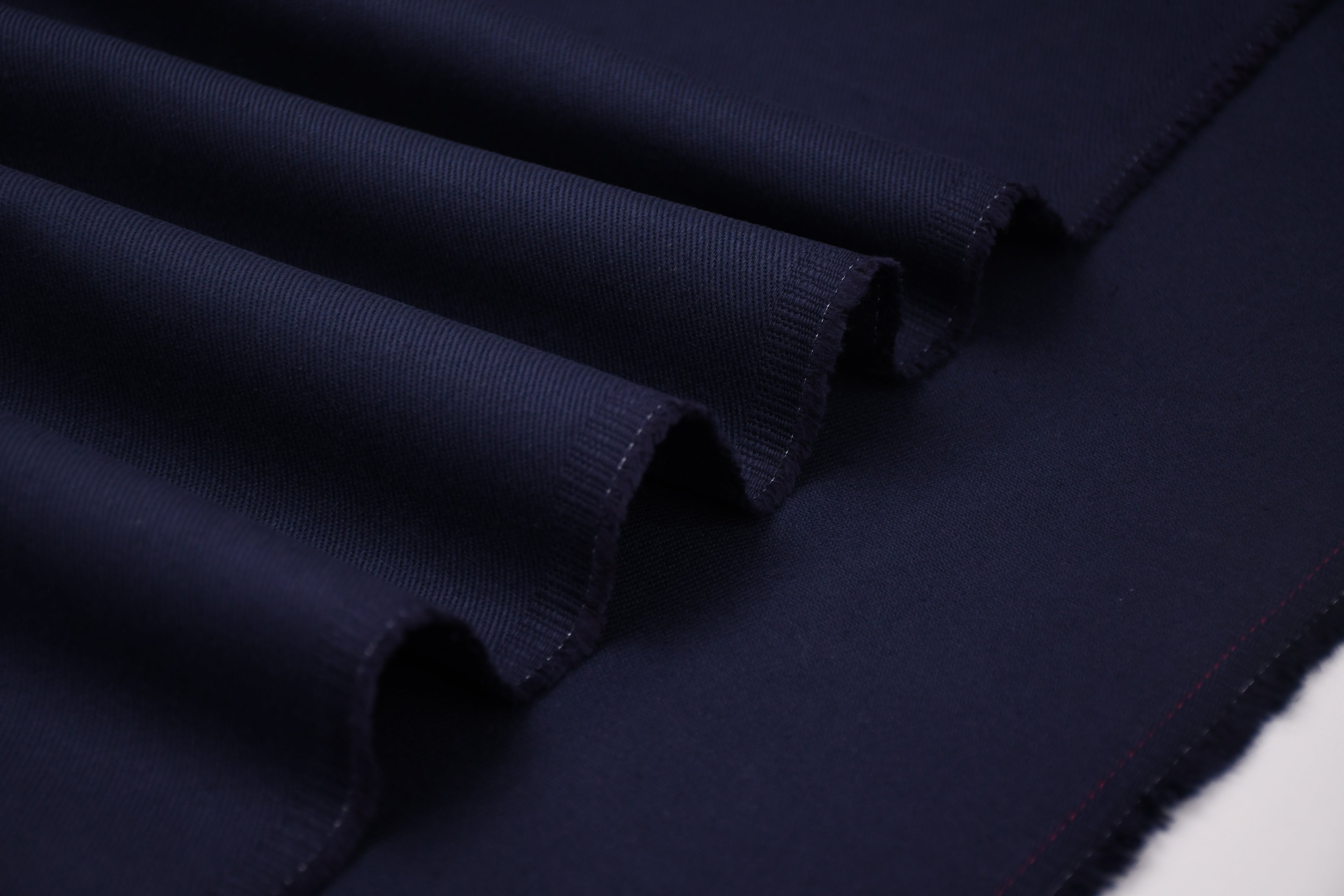 100% Cotton Bull Denim Fabric - Navy