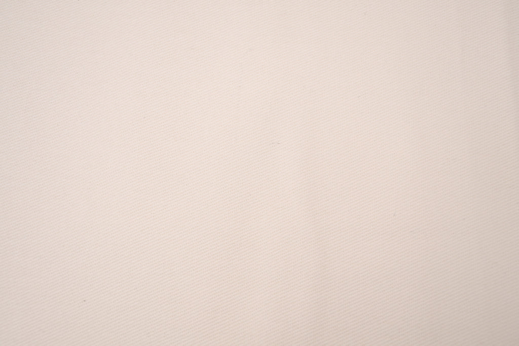 100% Cotton Bull Denim Fabric - Off White